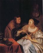 Carousing Couple Frans van Mieris